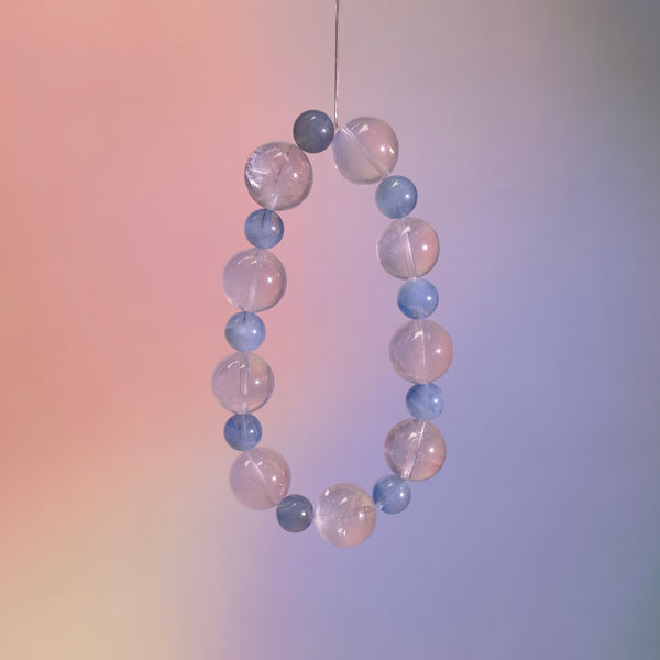 Tide Song | Rose Quartz&Aquamarine Healing Bracelet