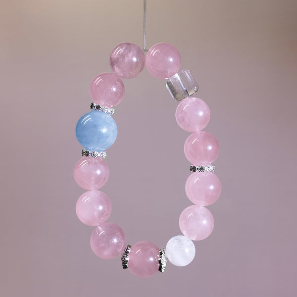 Soft Glow | Rose Quartz Healing Bracelet —— "A Pink Prescription for the Over-Apologizers"