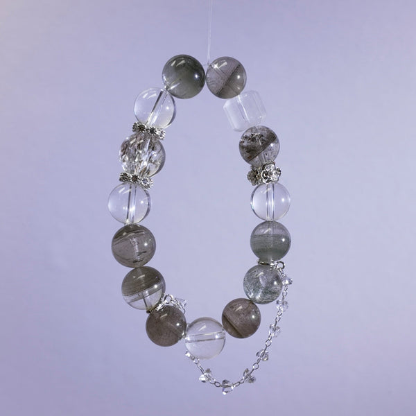 Phantom Cocoon  | Green Phantom Quartz Healing Bracelet——"All Noble Growth Begins with Self-Collapse"